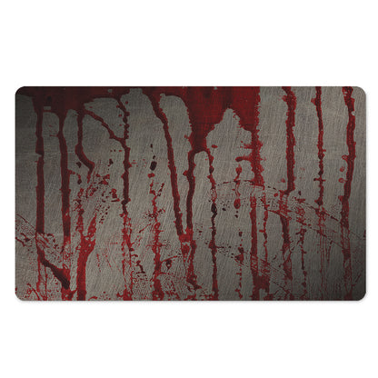 Bloody Metal Wall Print Polyester Doormat