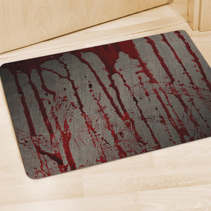 Bloody Metal Wall Print Polyester Doormat