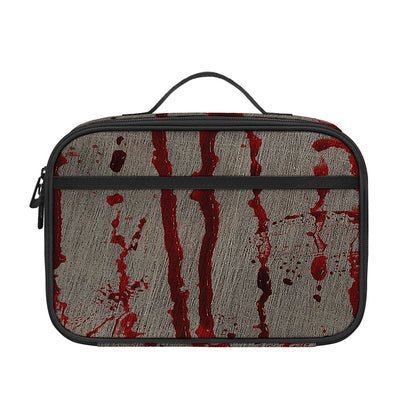 Bloody Metal Wall Print Portable Lunch Bag