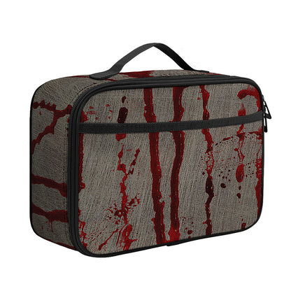 Bloody Metal Wall Print Portable Lunch Bag