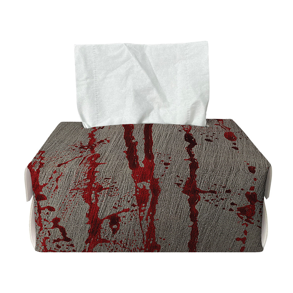 Bloody Metal Wall Print Rectangle Tissue Box Cover
