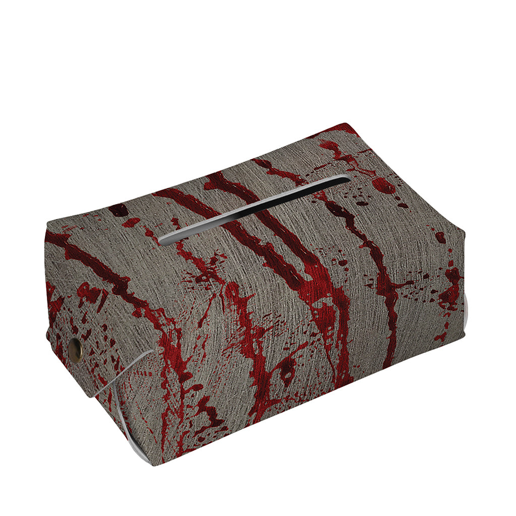 Bloody Metal Wall Print Rectangle Tissue Box Cover