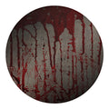 Bloody Metal Wall Print Round Blanket