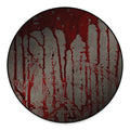 Bloody Metal Wall Print Round Floor Mat