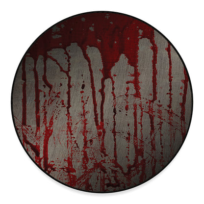 Bloody Metal Wall Print Round Floor Mat