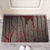 Bloody Metal Wall Print Rubber Doormat