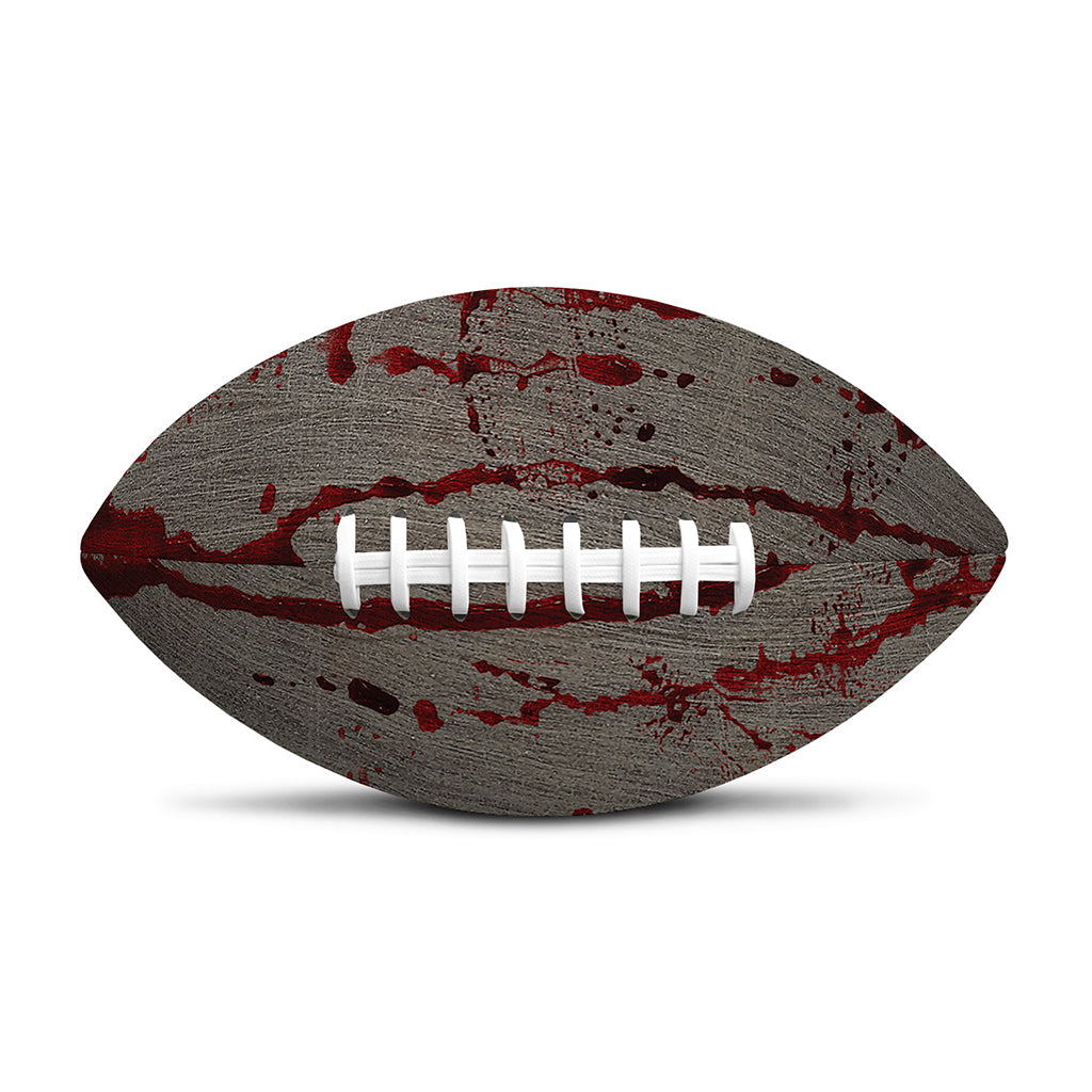 Bloody Metal Wall Print Rugby Ball