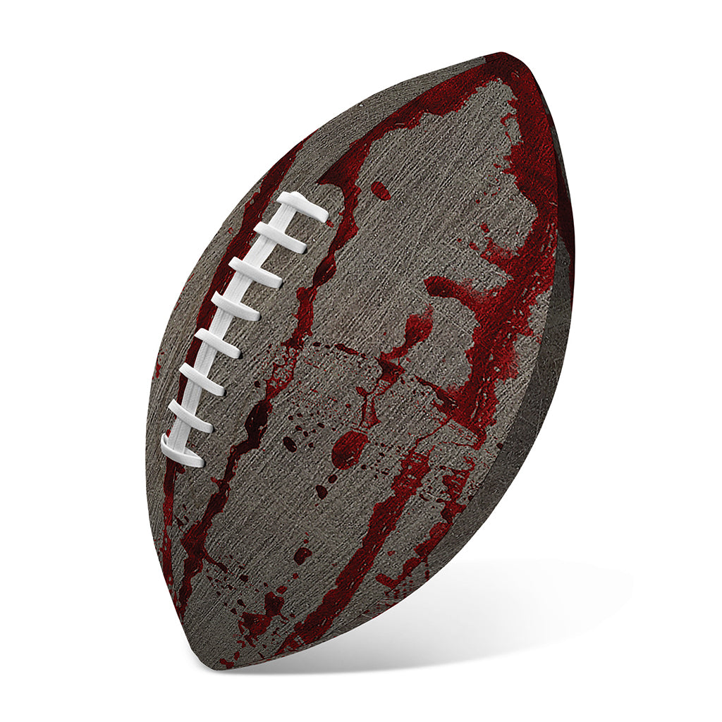 Bloody Metal Wall Print Rugby Ball