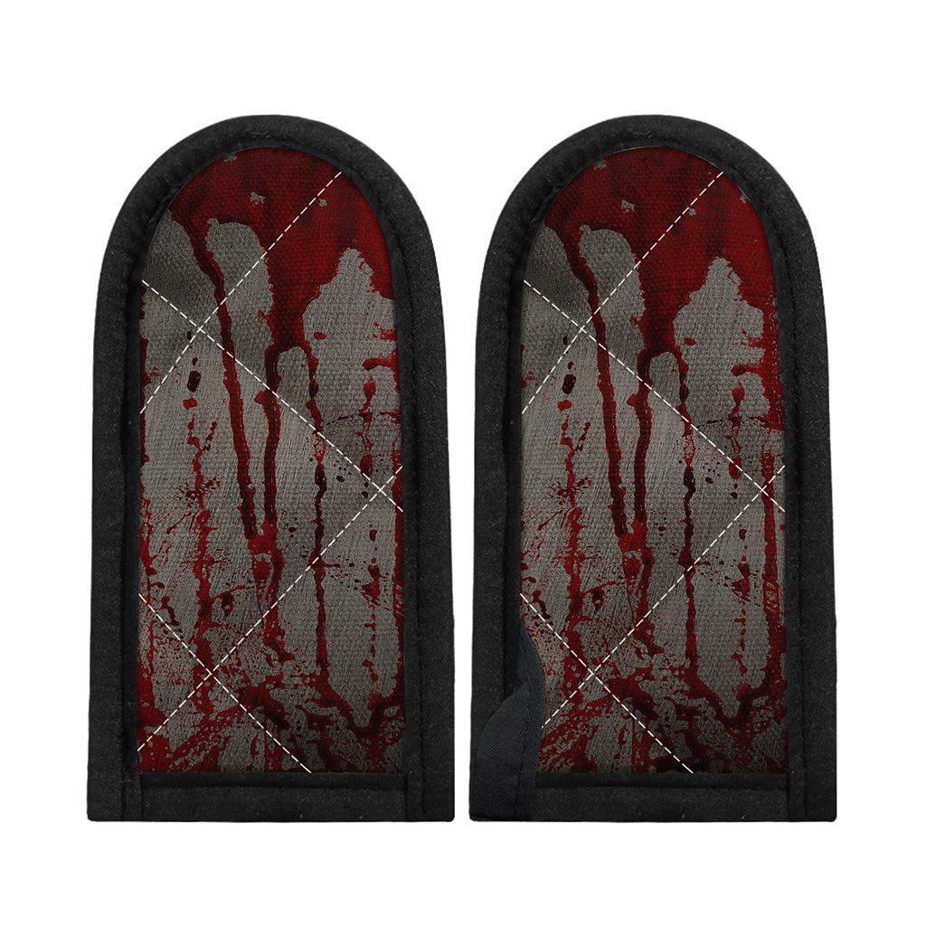 Bloody Metal Wall Print Skillet Handle Cover