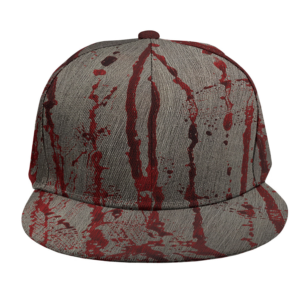 Bloody Metal Wall Print Snapback Cap