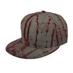 Bloody Metal Wall Print Snapback Cap