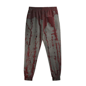 Bloody Metal Wall Print Sweatpants