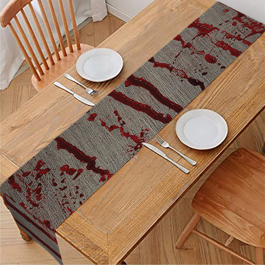 Bloody Metal Wall Print Table Runner