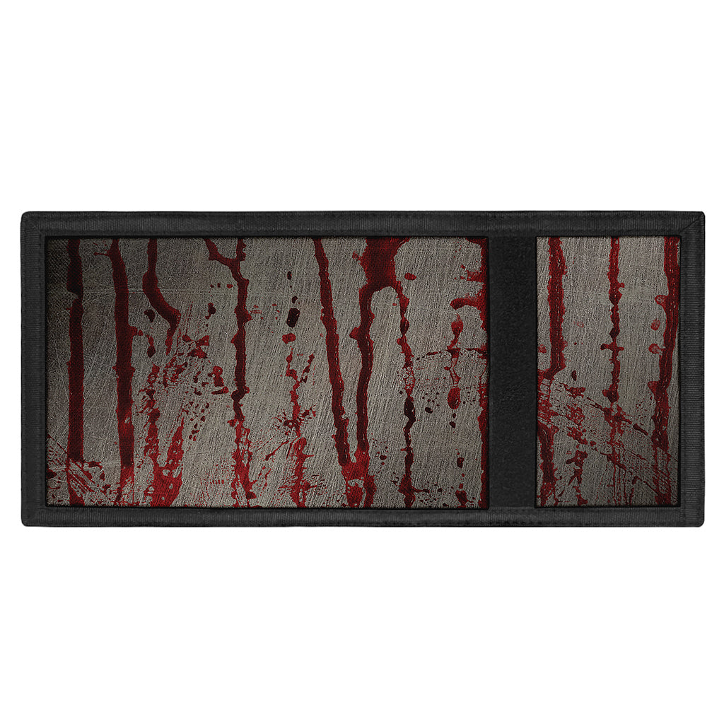 Bloody Metal Wall Print Trifold Wallet
