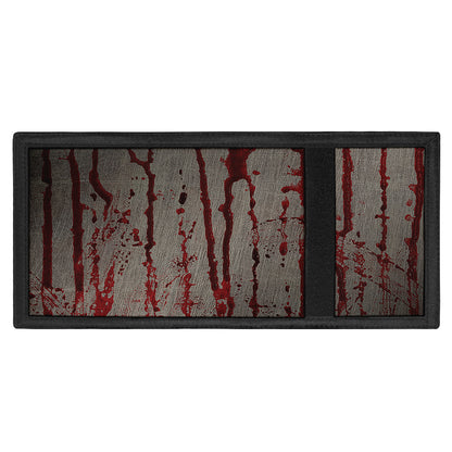 Bloody Metal Wall Print Trifold Wallet