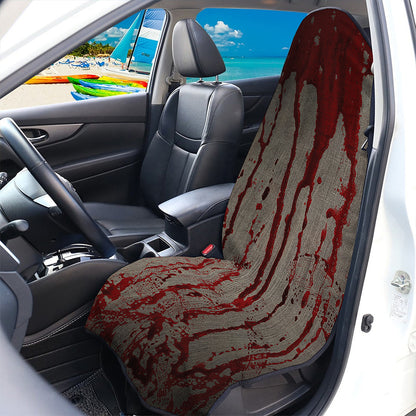 Bloody Metal Wall Print Waterproof Car Seat Cover