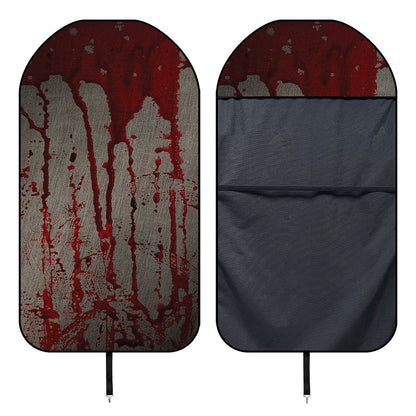 Bloody Metal Wall Print Waterproof Car Seat Cover