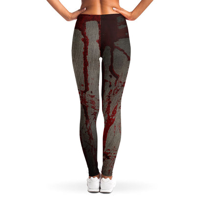 Bloody Metal Wall Print Women's Leggings