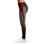 Bloody Metal Wall Print Women's Leggings