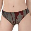 Bloody Metal Wall Print Women's Panties