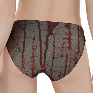 Bloody Metal Wall Print Women's Panties