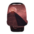 Bloody Moon Pyramid Print Baby Seat Cover