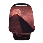 Bloody Moon Pyramid Print Baby Seat Cover