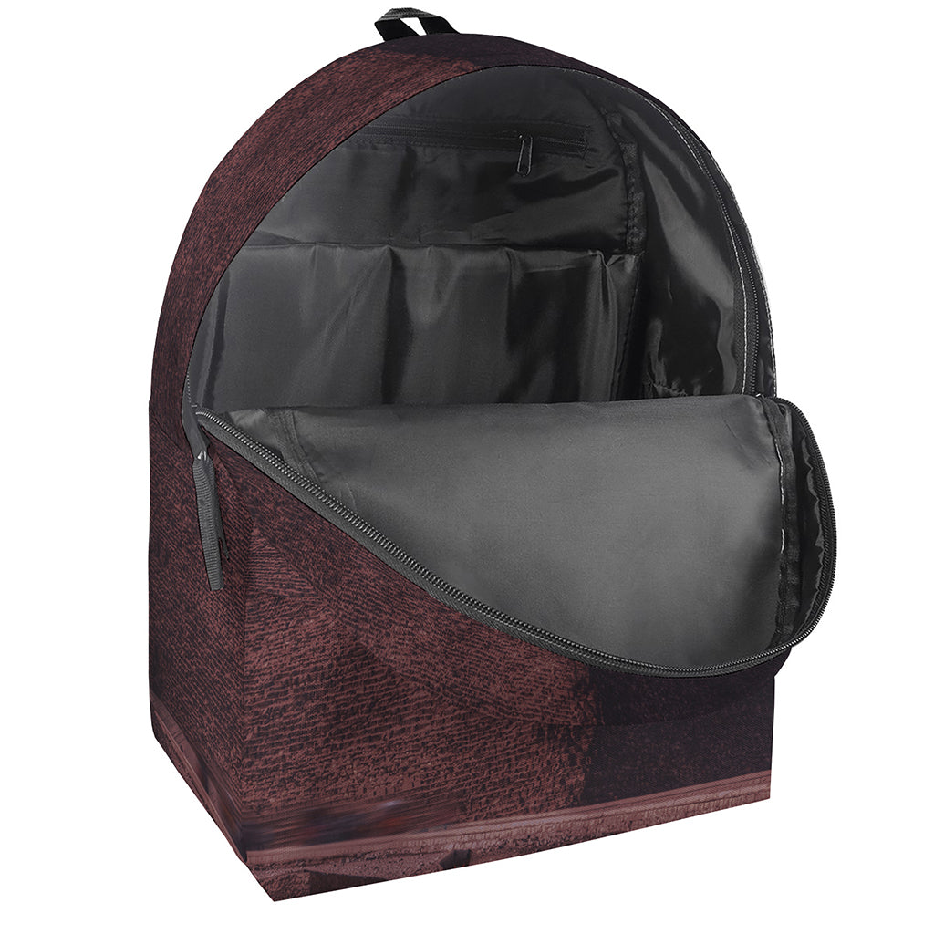 Bloody Moon Pyramid Print Backpack