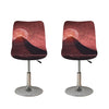 Bloody Moon Pyramid Print Bar Stool Covers