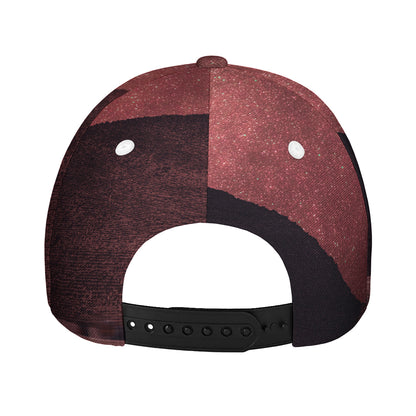 Bloody Moon Pyramid Print Baseball Cap
