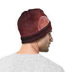 Bloody Moon Pyramid Print Beanie