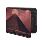Bloody Moon Pyramid Print Bifold Wallet