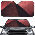 Bloody Moon Pyramid Print Car Windshield Sun Shade