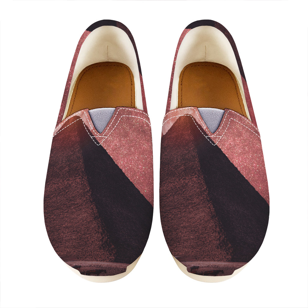 Bloody Moon Pyramid Print Casual Shoes