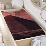 Bloody Moon Pyramid Print Changing Pad Cover
