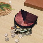 Bloody Moon Pyramid Print Coin Purse