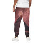 Bloody Moon Pyramid Print Cotton Pants