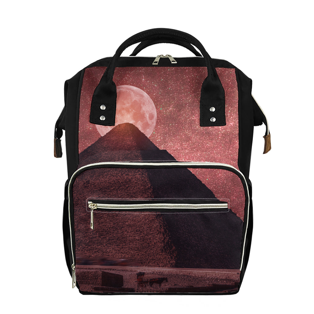 Bloody Moon Pyramid Print Diaper Bag