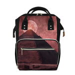 Bloody Moon Pyramid Print Diaper Bag