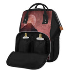 Bloody Moon Pyramid Print Diaper Bag