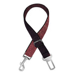 Bloody Moon Pyramid Print Dog Seat Belt