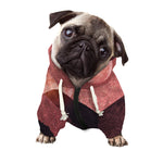 Bloody Moon Pyramid Print Dog Zip Up Hoodie