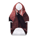 Bloody Moon Pyramid Print Dog Zip Up Hoodie