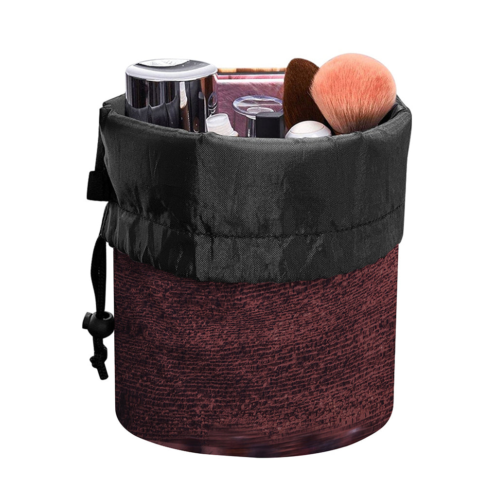 Bloody Moon Pyramid Print Drawstring Makeup Bag