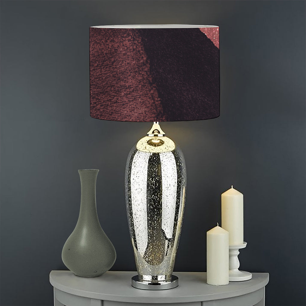 Bloody Moon Pyramid Print Drum Lamp Shade