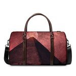 Bloody Moon Pyramid Print Duffle Bag