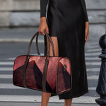 Bloody Moon Pyramid Print Duffle Bag