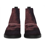 Bloody Moon Pyramid Print Flat Ankle Boots