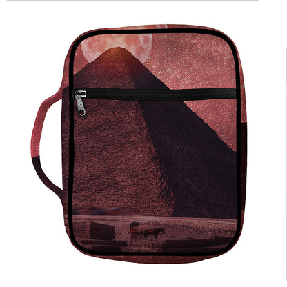 Bloody Moon Pyramid Print Front Pocket Bible Bag