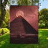Bloody Moon Pyramid Print Garden Flag
